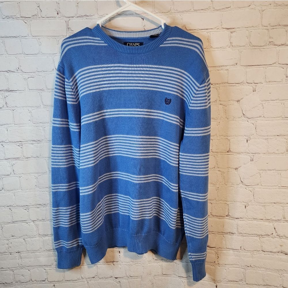 Men's Chaps crewneck sweater, size Large
